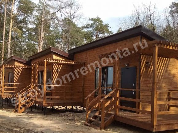 Каркасные домики для турбазы, сдача сентябрь 2022 г.