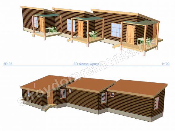 Каркасные домики для турбазы, сдача сентябрь 2022 г.. Фото 6